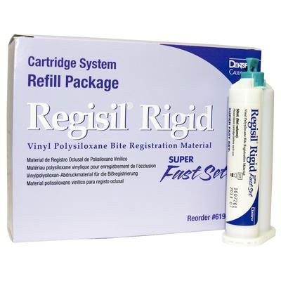 Dentsply Regisil Rigid Refill Super fast 4 - 50 ml Cartridges w/12 tips
