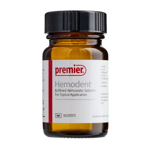 Premier Hemodent Liquid, Buffered Aluminum Chloride without Epinephrine, 40 cc Bottle